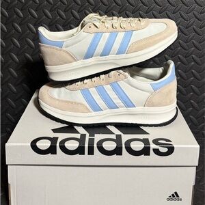 Adidas Women's Sneakers Beige and Sky Blue (Limited edition colors)